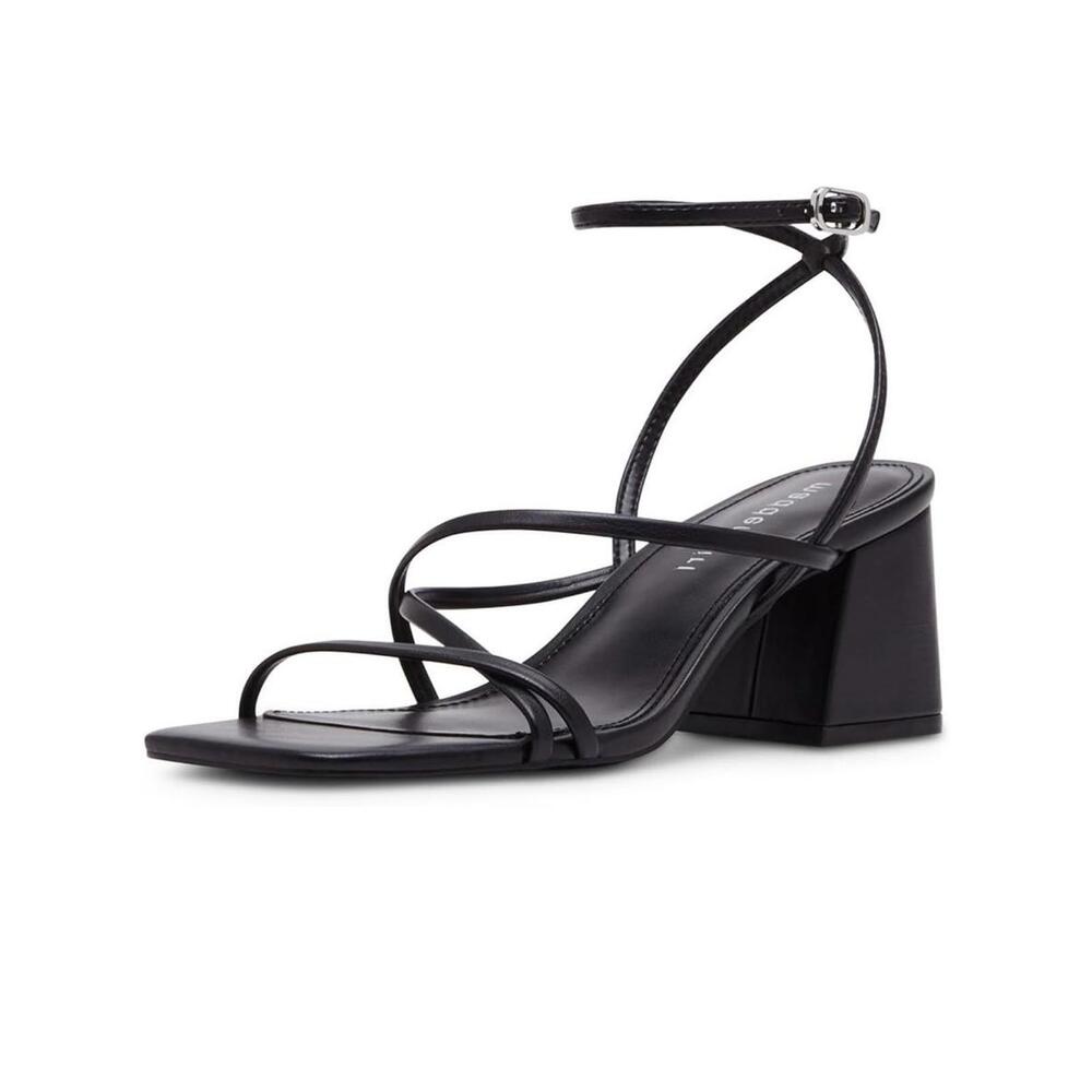 Madden Girl Women's Jazzy Heeled Sandal 6 M, Black‎